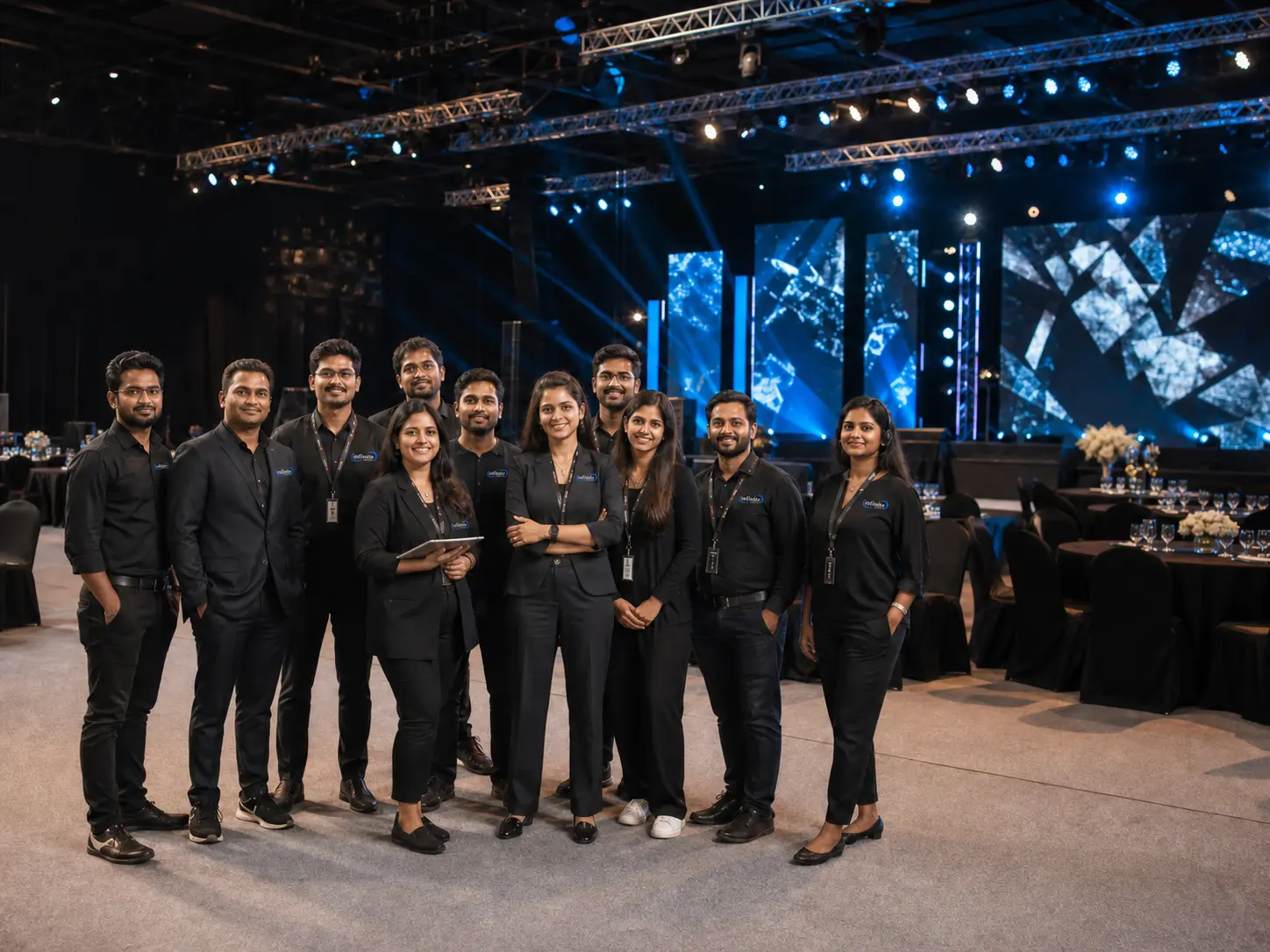 Audience at an Infinite Events production